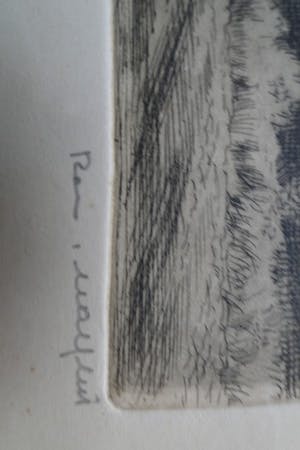 Romain Malfliet - Trio gelimiteerde etsen getiteld "Bomen vellen" - "Rust" en "Begijnhof Brugge" kopen? Bied vanaf 1!