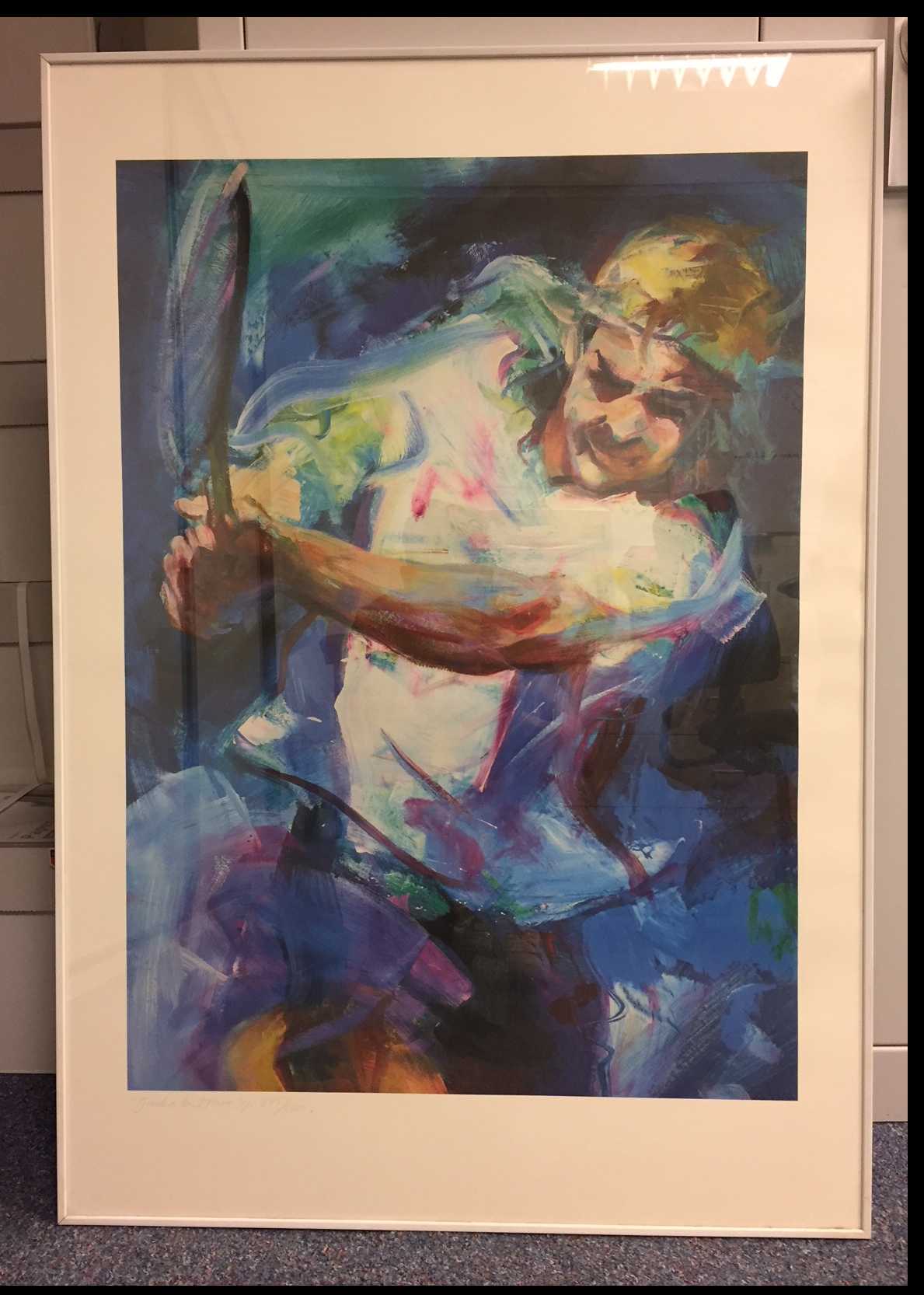Tjarko ten Have - Zeefdruk - Agassi - 1991 kopen? Bied vanaf 1!