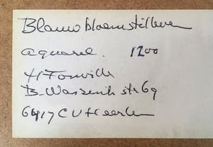 Henk Fonville - Blauw bloemstilleven kopen? Bied vanaf 100!