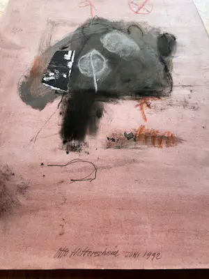 Otto Hetterscheid - 2 originele werken - gesigneerd en gedateerd - 89' en 92' kopen? Bied vanaf 85!