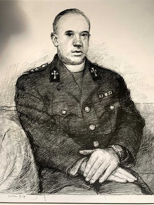 Aat Veldhoen - Portret van G. Wentholt, aalmoezenier kopen? Bied vanaf 30!