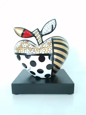 Romero Britto - Golden Big Apple kopen? Bied vanaf 135!