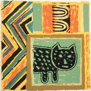 Milou Honig - set van 2 zeefdrukken | kleine oplage (7/10) - ingelijst verkocht voor € 49!