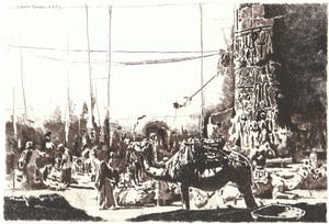 Simon Koene - Oosterse markt (Egypte) kopen? Bied vanaf 25!