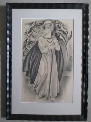 Lode Sengers - Ingelijste litho St. Jan kaufen? Bieten Sie von 30!