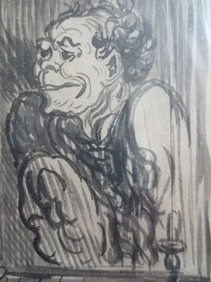 Honore Daumier - Pipelet essayant son sourire de Décembre kopen? Bied vanaf 200!