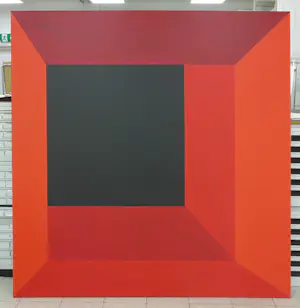 Gust Romijn - Acryl op doek, Perspective 14 (Zeer groot) kopen? Bied vanaf 2350!