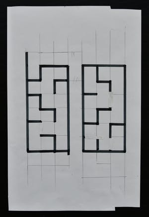 Siep van den Berg - # TWEE COMPOSITIES BINNEN EEN VLAK # 1992, mint kopen? Bied vanaf 40!