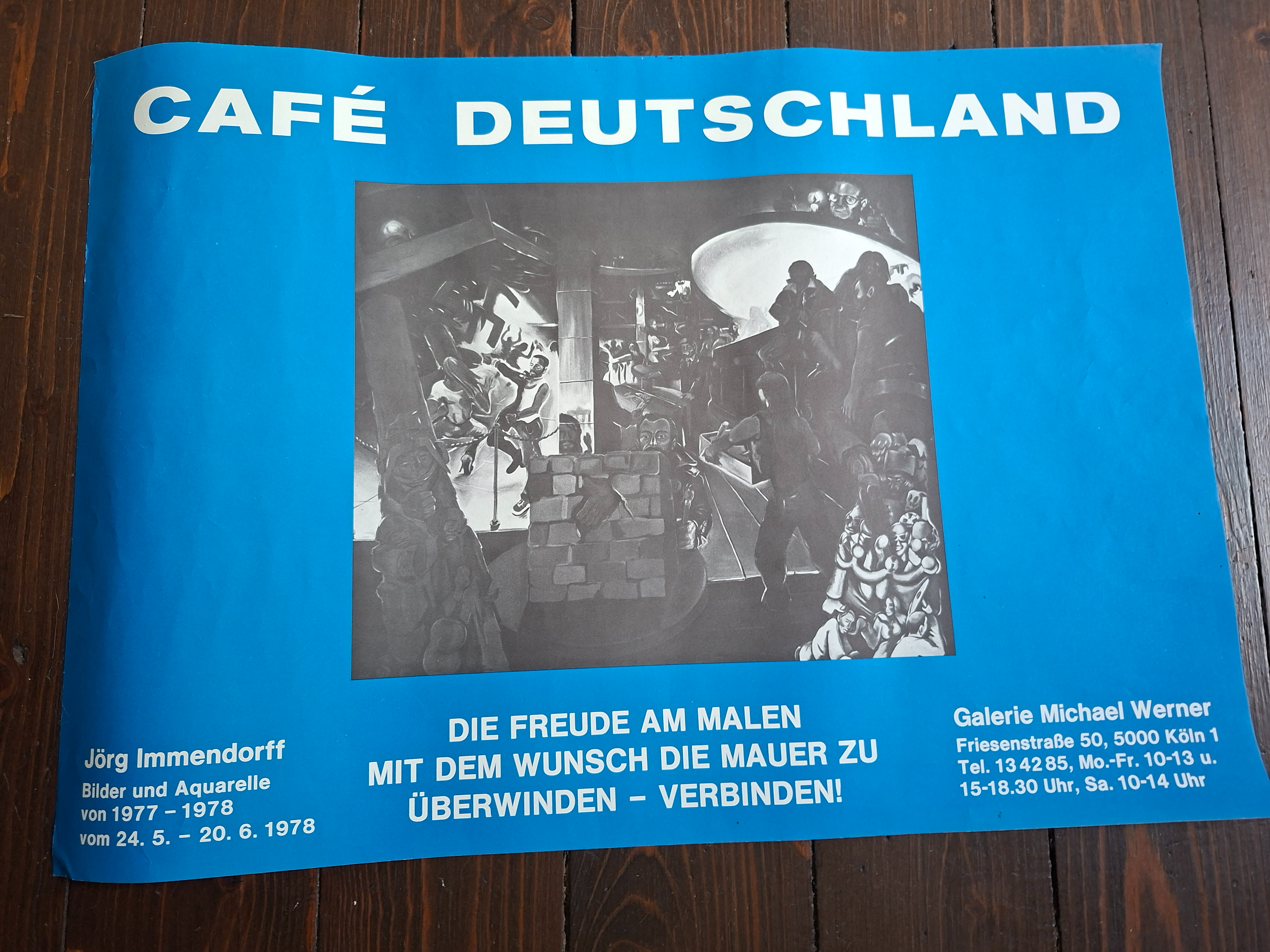 Jörg Immendorff - cafe deutschland kopen? Bied vanaf 20!
