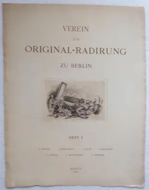 Richard Hermann Eschke - Julius Ehrentraut - 2 etsen - Verein für Original Radirung - 1887 kopen? Bied vanaf 25!
