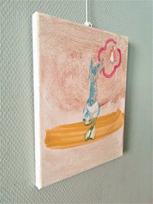 Paul Louis Van Den Bergh - Gemengde techniek op Canvas - "Eigen" - Gesigneerd kopen? Bied vanaf 40!