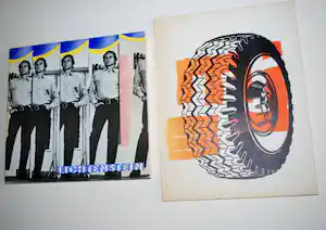 Roy Lichtenstein - Museumjournaal 1964, met afb. TIRE & Dessins sans Bande 1975 verkauft für € 40!