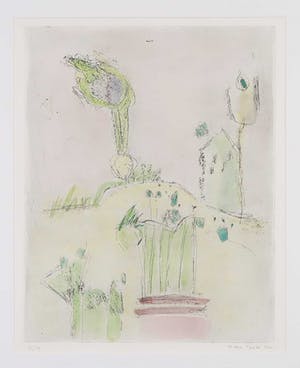 Milena Tlusta - Ets en aquatint, Z.T. landschap - Ingelijst kopen? Bied vanaf 1!