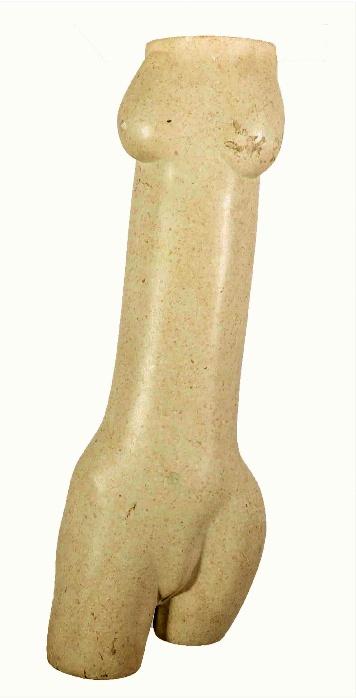 Paul van der Wegen - Stenen beeld, Torso kopen? Bied vanaf 1!