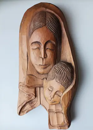 Niet of onleesbaar gesigneerd - Madonna met Kind kopen? Bied vanaf 10!