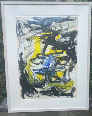 Jan Sierhuis - Personage met vogel kopen? Bied vanaf 600!