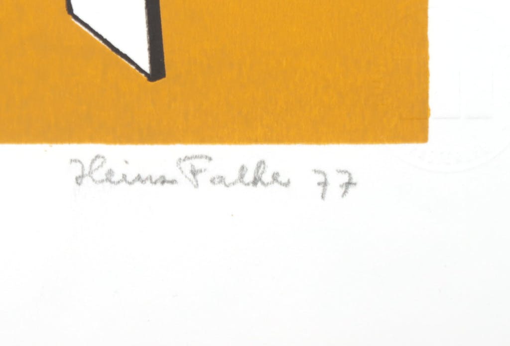 Heinz Falke - Heinz Falke: Zeefdruk, Standaard kopen? Bied vanaf 1!