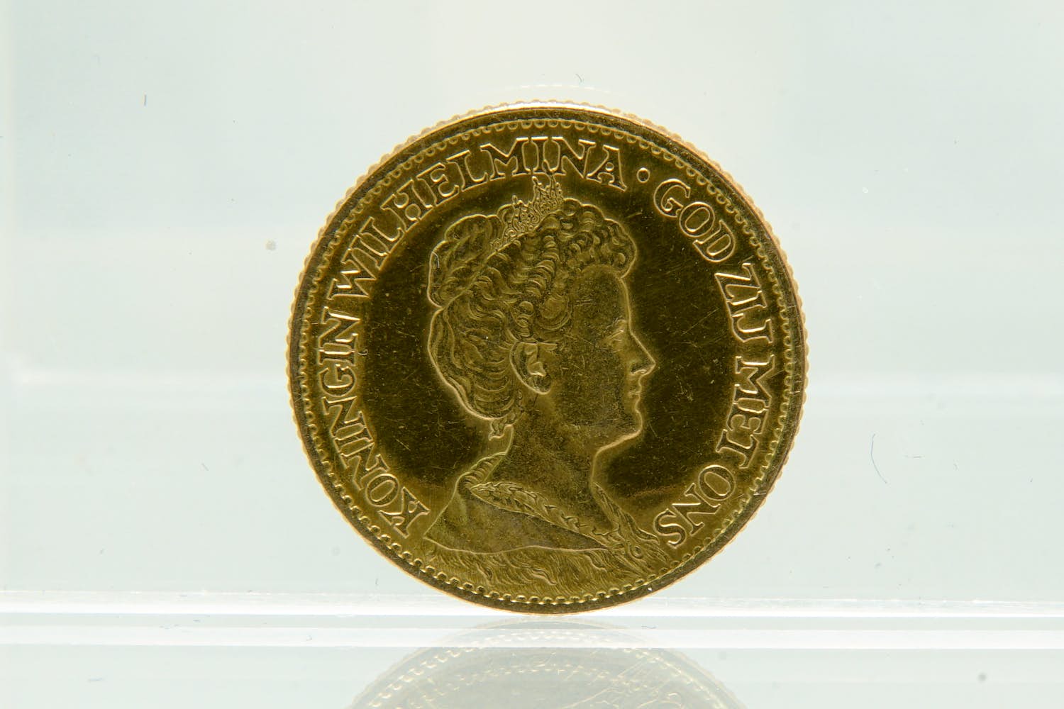 33- Origineel 900/1000 (90%) gouden "tientje" - Koningin Wilhelmina - 1911 kopen? Bied vanaf 440!