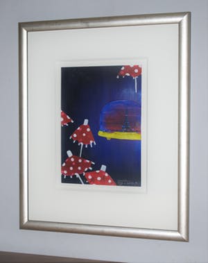 Tomas Hillebrand - Parijs is niet Parijs - mooi ingelijst olieverfschilderij kopen? Bied vanaf 45!