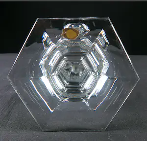 Val-Saint-Lambert - Kristal Glas, Kandelaar kopen? Bied vanaf 50!