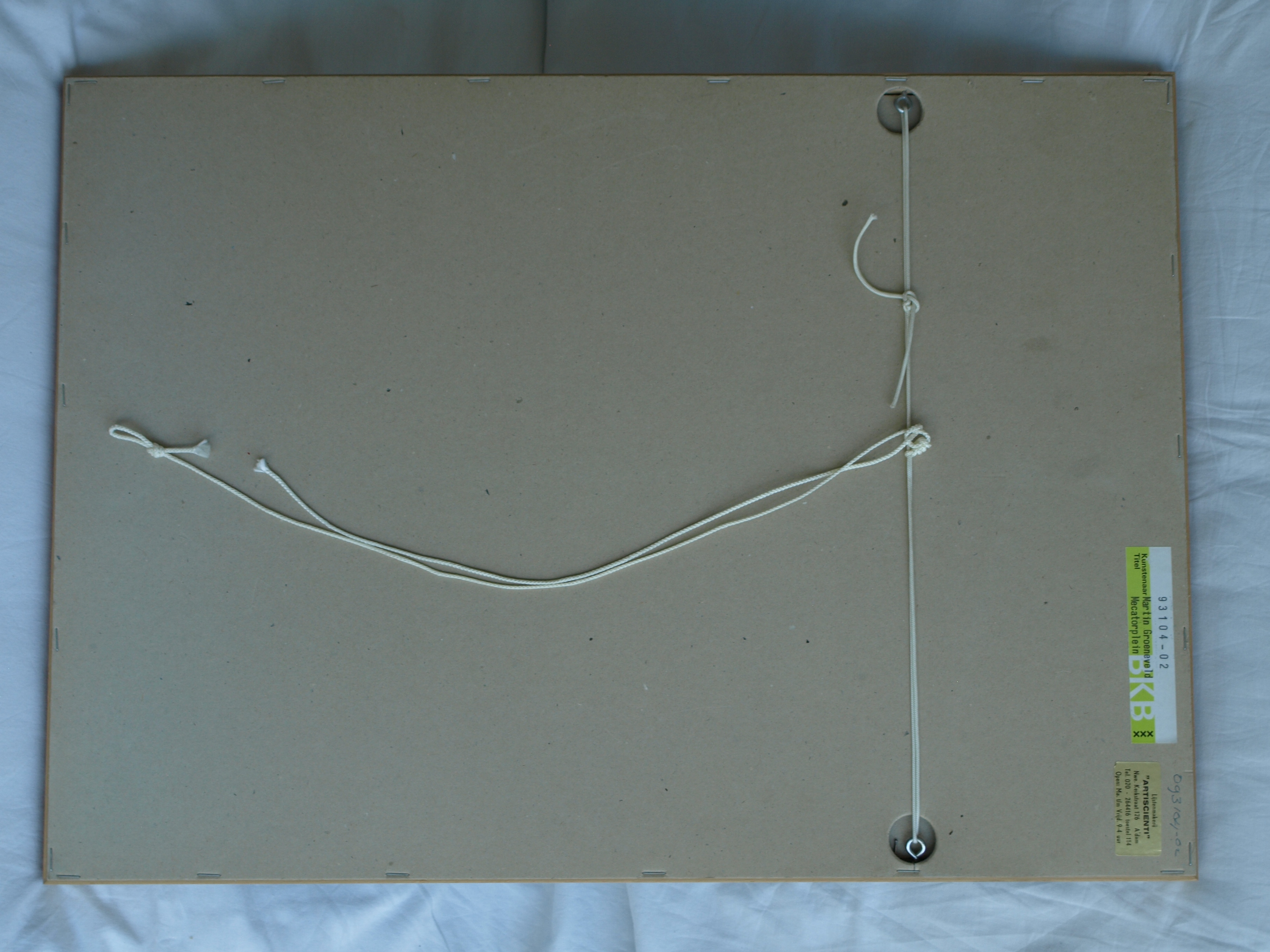 Martien Groeneveld - Gouache , Mercatorplein – gesigneerd & ingelijst – 1975  kopen? Bied vanaf 1!