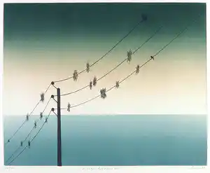 Jean Solombre - Aquatint, De vagues idées dans l'air verkocht voor € 35!