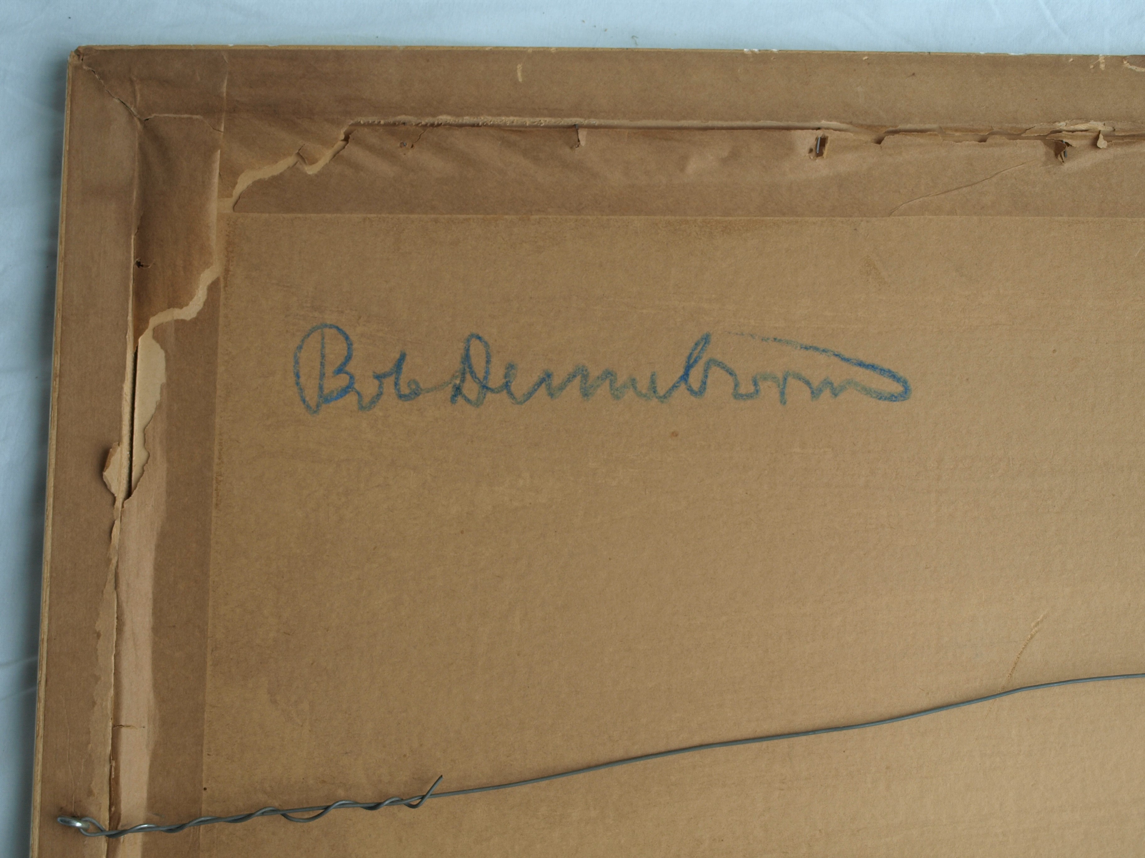 Bob Denneboom - Aquarel , Patio, Espana, Palma - ingelijst – 1958 kopen? Bied vanaf 50!