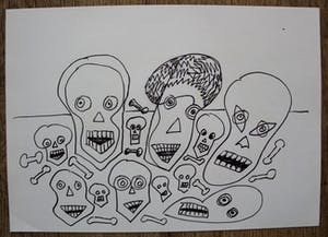 Ernst Vijlbrief - Pentekening kopen? Bied vanaf 50!