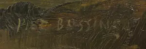 Niet of onleesbaar gesigneerd - Olieverf op paneel, Herfstlandschap - Ingelijst kopen? Bied vanaf 1!