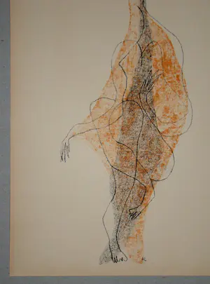Henri Laurens - Personage - 1951 - Originele lithografie - Mourlot - Met monogram kopen? Bied vanaf 100!