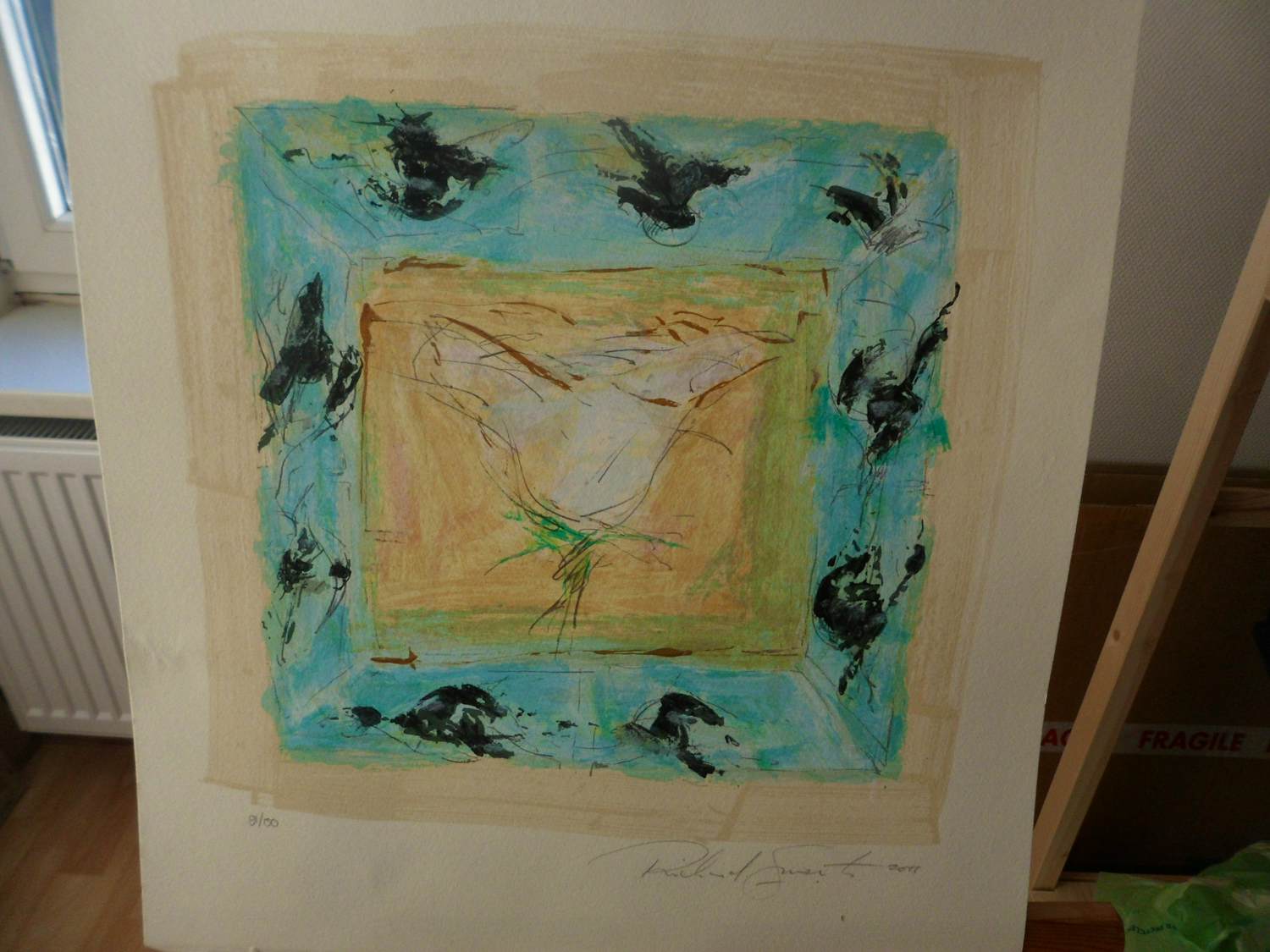 Richard Smeets - Zeefdruk, Abstract. kaufen? Bieten Sie von 20!