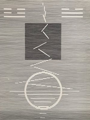 Michel Seuphor - Gesigneerde zeefdruk - 1984 - HC kopen? Bied vanaf 75!