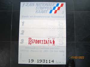 Rob Scholte - Nationale Strippen Kaart verkocht voor € 50!