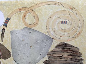 Lon Buttstedt - kleurenlitho - 'From Wadi to Wadi' - 1996 (Kleine oplage) kaufen? Bieten Sie von 50!