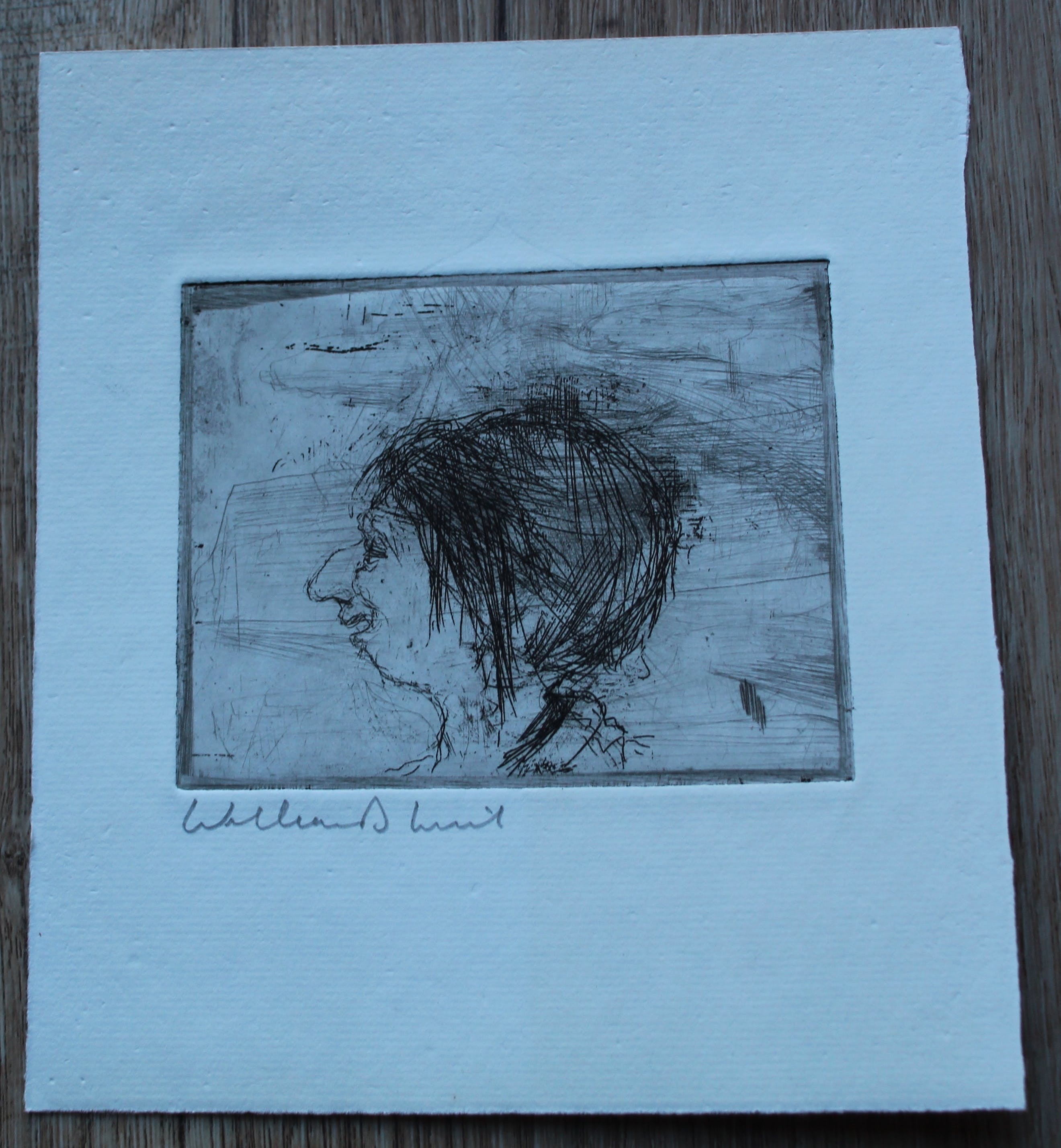 Dirkje Kuik - Ets: Vrouwenkop - 1965 kopen? Bied vanaf 25!