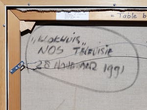 Fon Klement - Table blanche, olieverf op doek (netjes ingelijst) kopen? Bied vanaf 995!