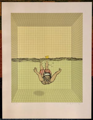 Dieter Asmus - Taucherin kopen? Bied vanaf 100!