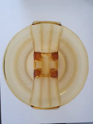 August Walther & Sohne AG - schaal, model Orient - kleur amber, gemaakt van persglas kopen? Bied vanaf 1!
