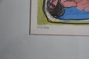 Corneille - ingelijste zeefdruk: naakt kopen? Bied vanaf 130!