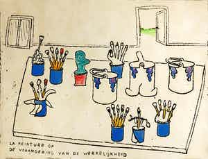 Pieter Holstein - La peinture of de verandering van de werkelijkheid verkocht voor € 45!