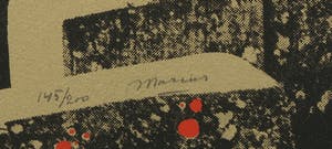 Marius van Beek - Zeefdruk uit de serie Poort van de Zon, Het bloed der Inca's kopen? Bied vanaf 20!