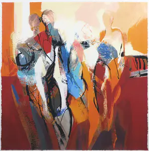 Peter Meijer - Zeefdruk, Zonder titel 4 - Ingelijst kopen? Bied vanaf 70!