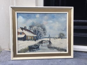 Jan Kelderman - C5164-3, Winter op de boerderij kopen? Bied vanaf 95!