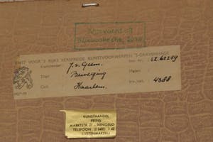 Jan van Geem - Beweging, 1970 - Linosnede op papier - BKR Haarlem kopen? Bied vanaf 20!