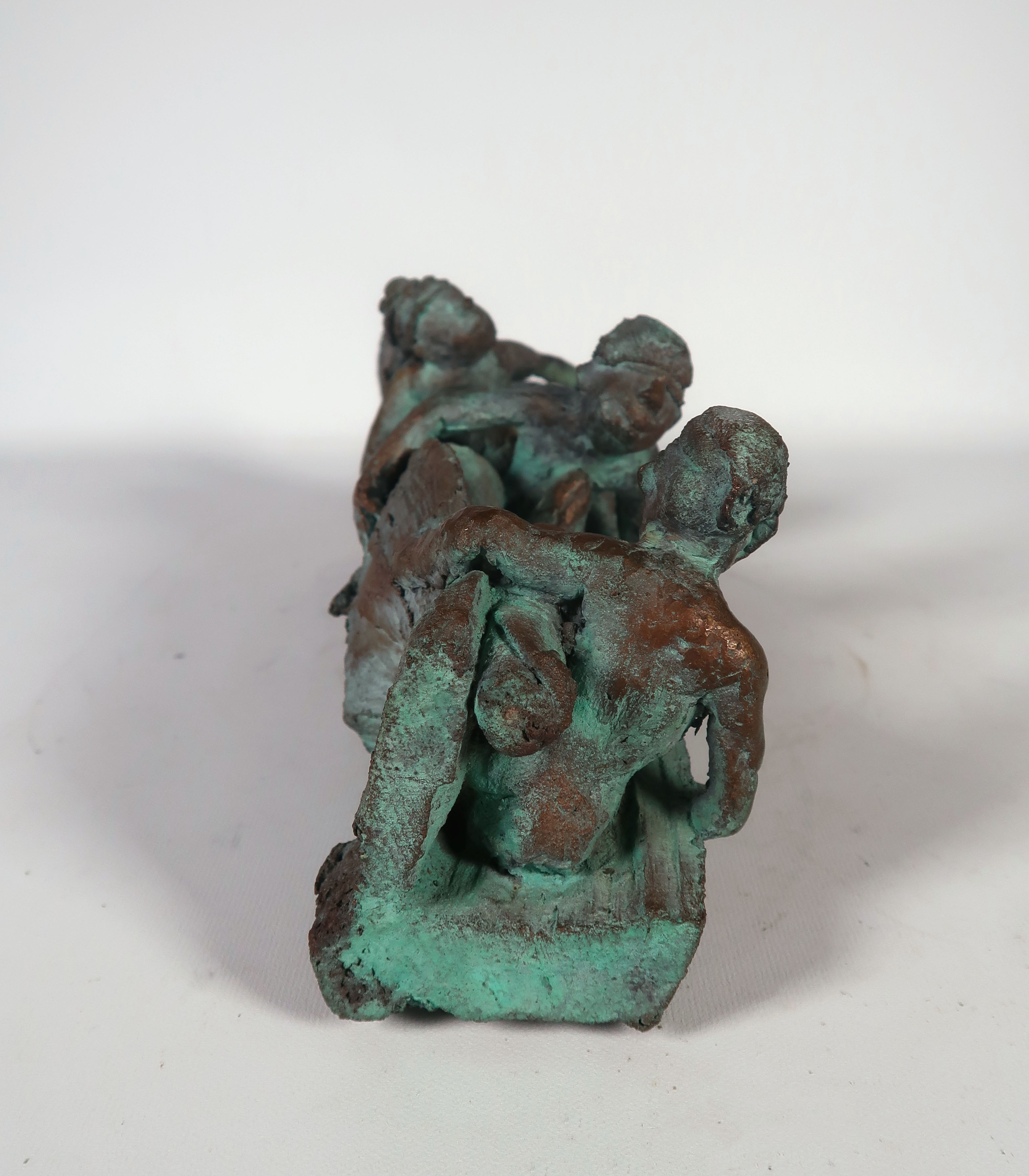 Brons (Onbekend) - Brons, Boot met figuren kopen? Bied vanaf 100!