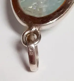 Zilveren Hanger  Gezet met labradoriet kopen? Bied vanaf 40!