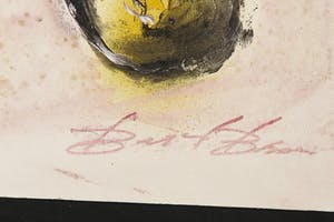 Bert Braam - Gemengde techniek op karton, Lot van twee abstracte composities kopen? Bied vanaf 1!