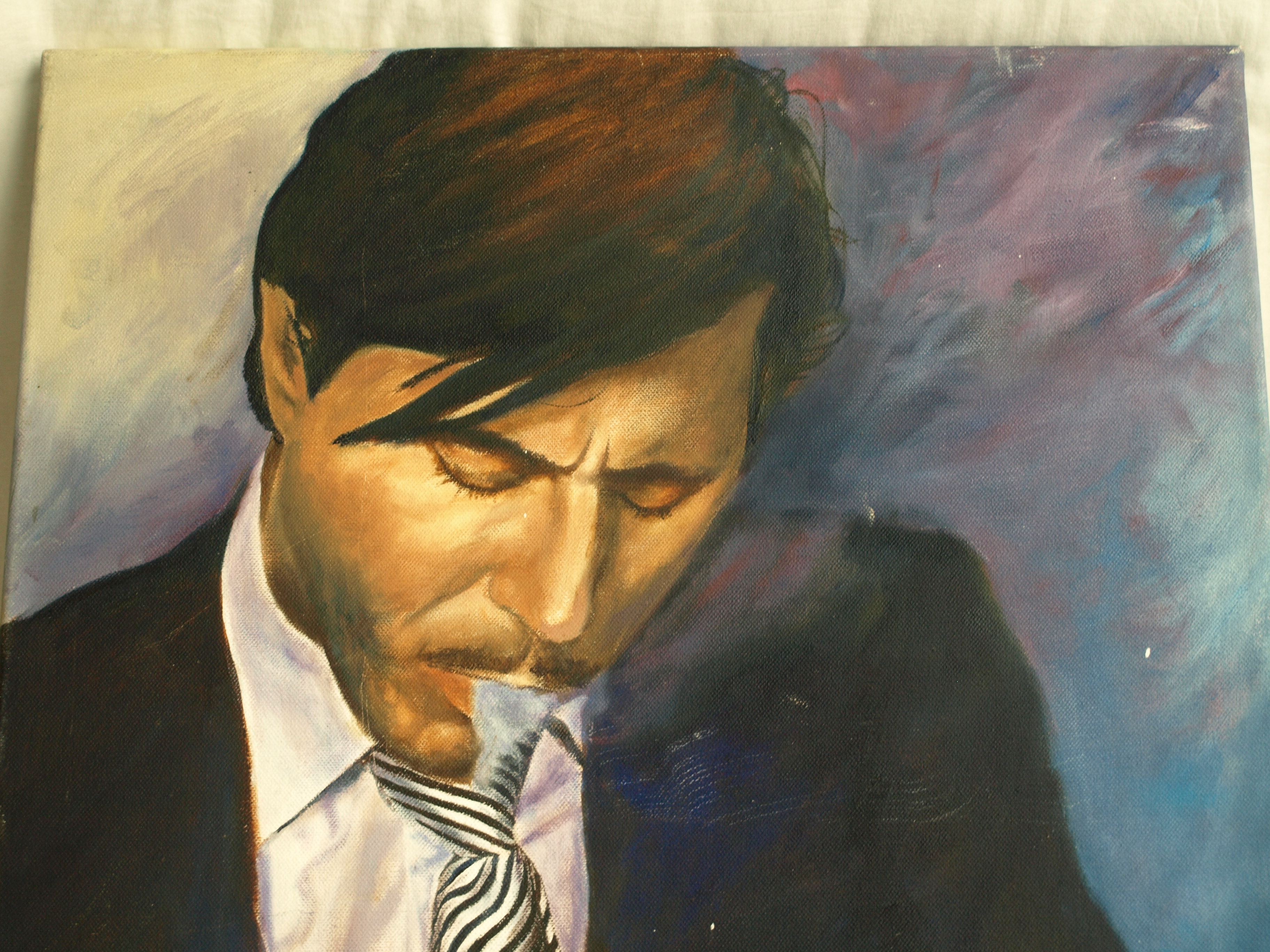 Niet of onleesbaar gesigneerd - Acrylverf op doek , Bryan Ferry ? – 60 x 50 cm - 2005 kopen? Bied vanaf 1!