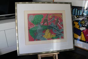Corneille - Corneille Litho "Couple à paris", 1989 - EA kopen? Bied vanaf 250!