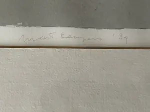 Mart Kempers - Bloemenvaas met schets 8/40 kopen? Bied vanaf 28!